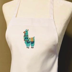 NEW Kids Llama Appliqué Apron